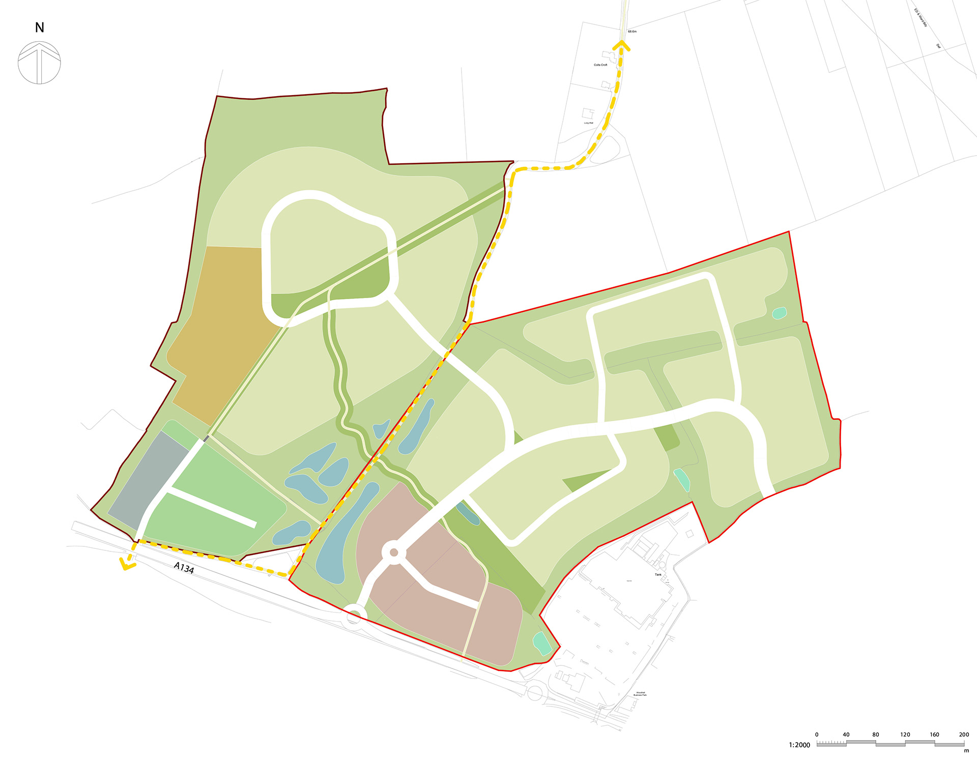 Preliminary masterplan